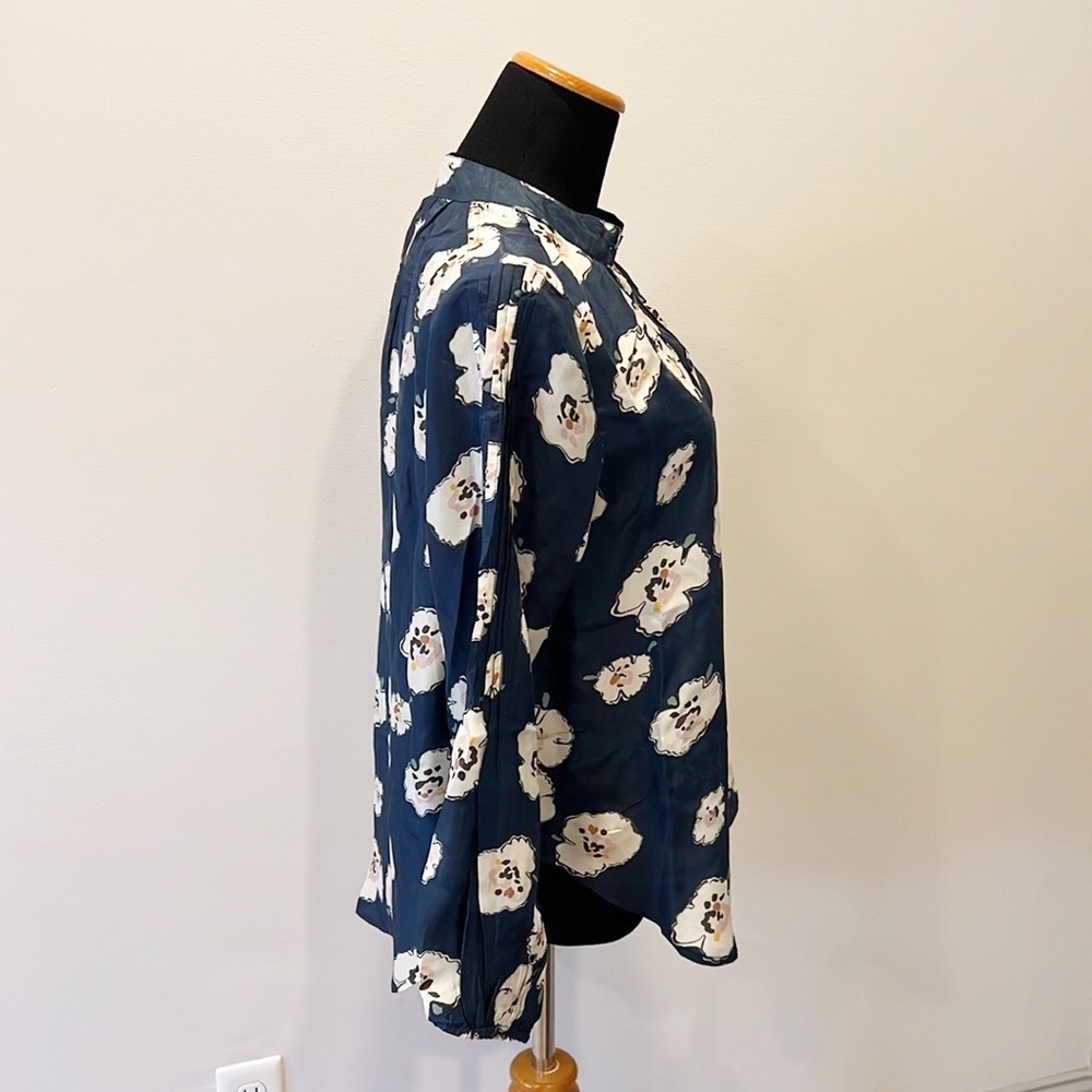 NWT Apiece Apart Floral Bravo Pintuck Blouse - Picture 4 of 13
